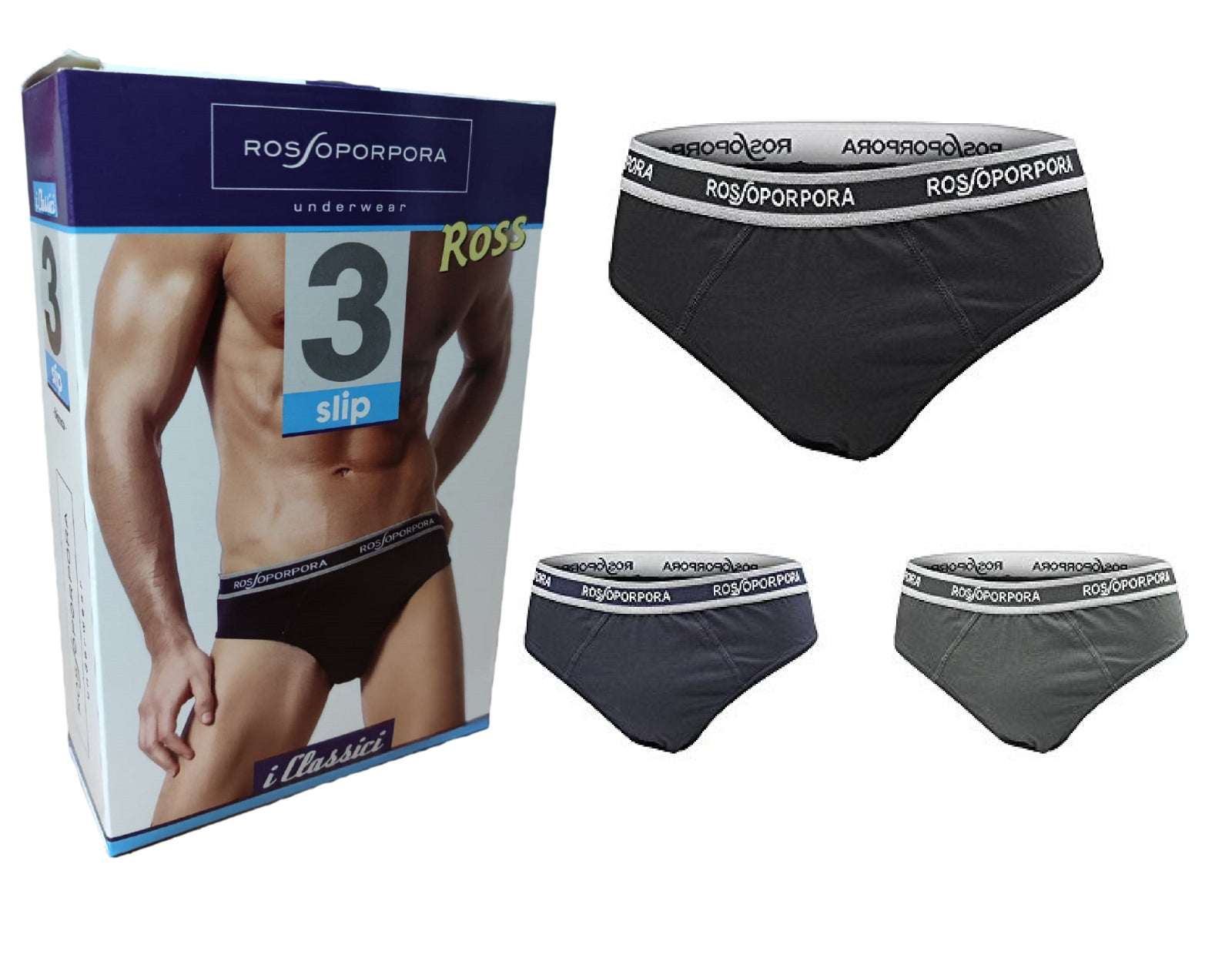 Rossoporpora - Slip/boxer Uomo x3 paia
