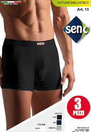 Senc - Boxer Uomo x3 Paia