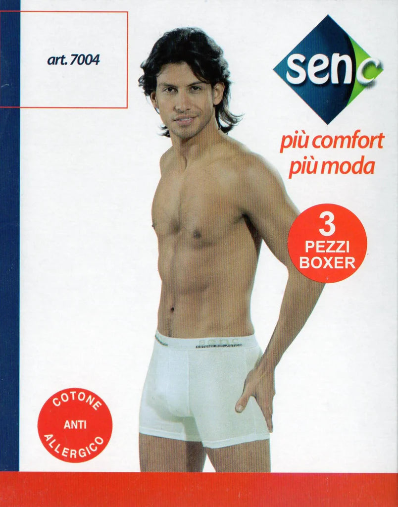 Senc - Boxer Uomo x3 Paia